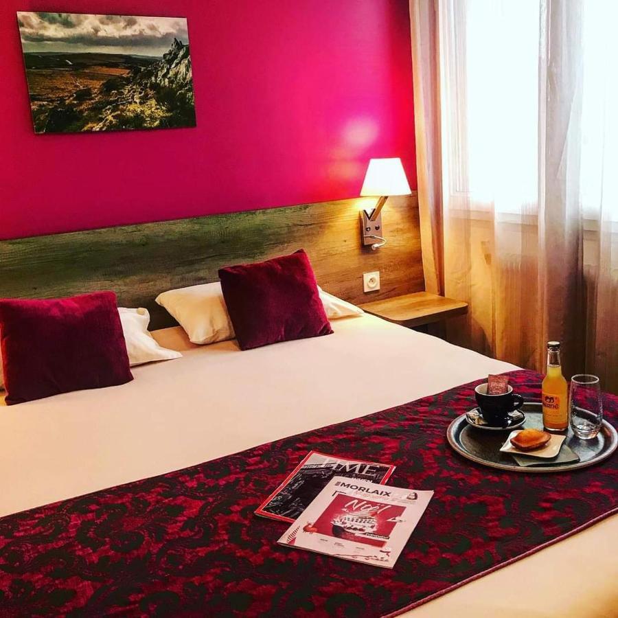 Plouigneau Cozy Hotel Logis Morlaix מראה חיצוני תמונה